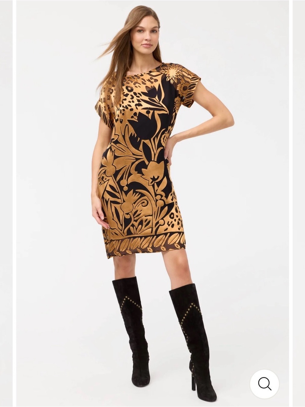 NWT Johnny Was Daiyu Dress Davidii Burnout